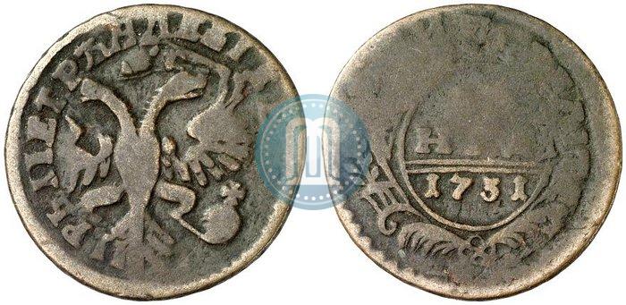 Фото Денга 1731 года  