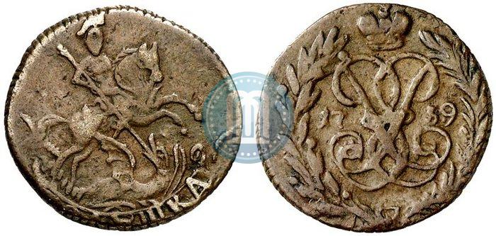 Фото Полушка 1759 года  