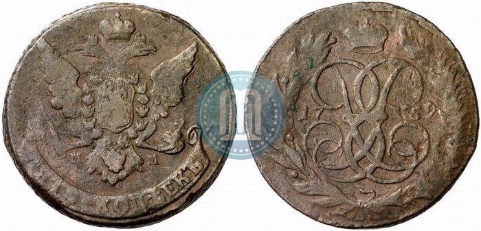 Picture 5 kopecks 1759 year ММ 