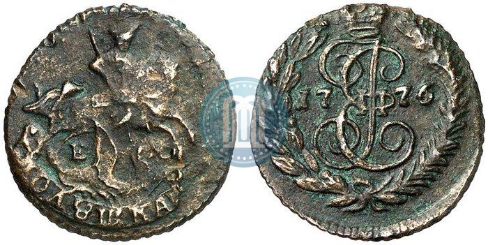 Фото Полушка 1776 года ЕМ 