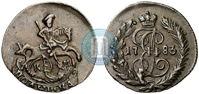 Фото Полушка 1783 года КМ 