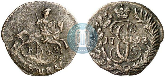 Фото Полушка 1793 года КМ 
