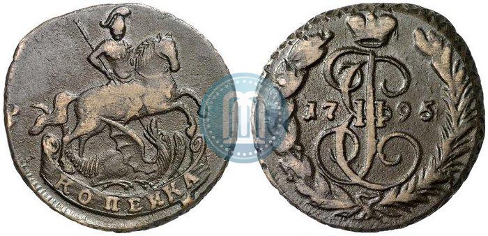 Фото 1 копейка 1795 года  