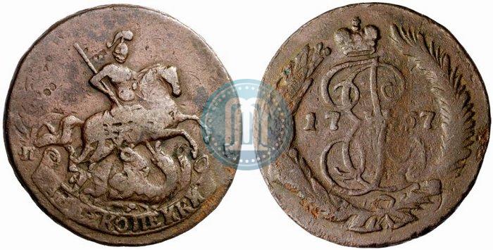 Фото 2 копейки 1767 года СПМ 