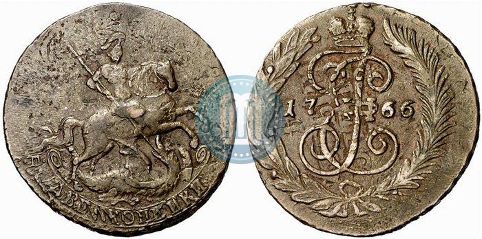Фото 2 копейки 1766 года СПМ 