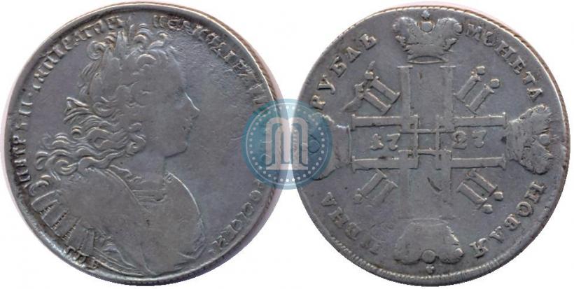Picture 1 rouble 1727 year СПБ "Petersburg type"