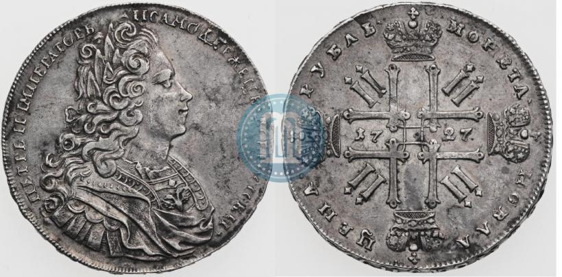 Picture 1 rouble 1728 year  "Type of 1727"