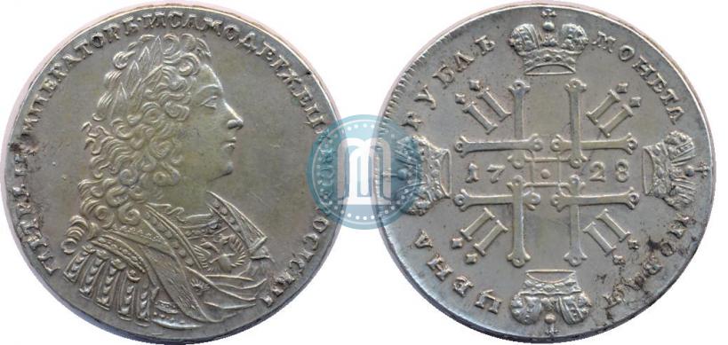 Фото 1 рубль 1728 года  "Тип 1728"