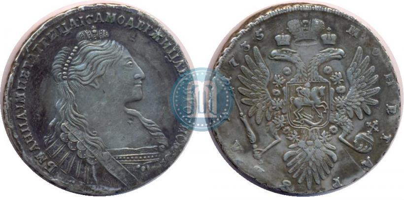 Picture 1 rouble 1735 year  