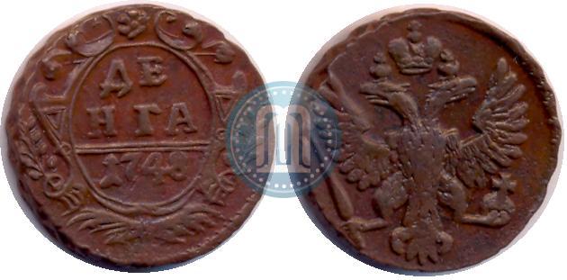 Фото Денга 1748 года  