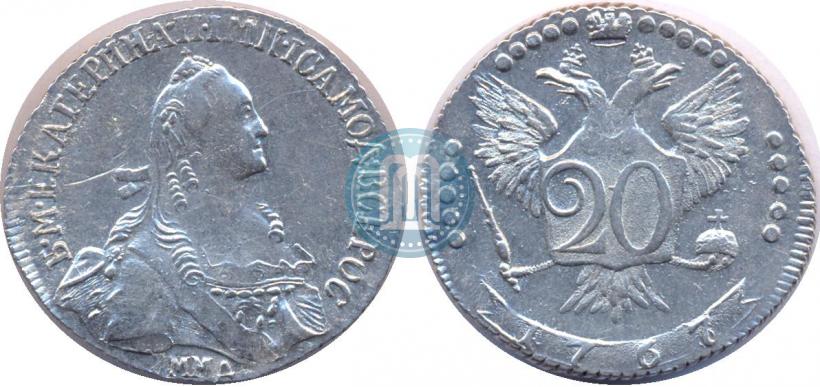 Picture 20 kopecks 1767 year ММД 