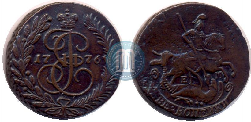 Picture 2 kopecks 1776 year ЕМ 
