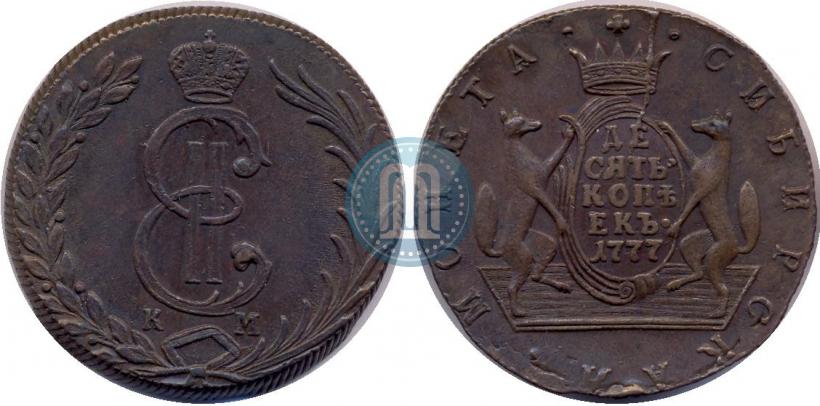 Picture 10 kopecks 1777 year КМ 