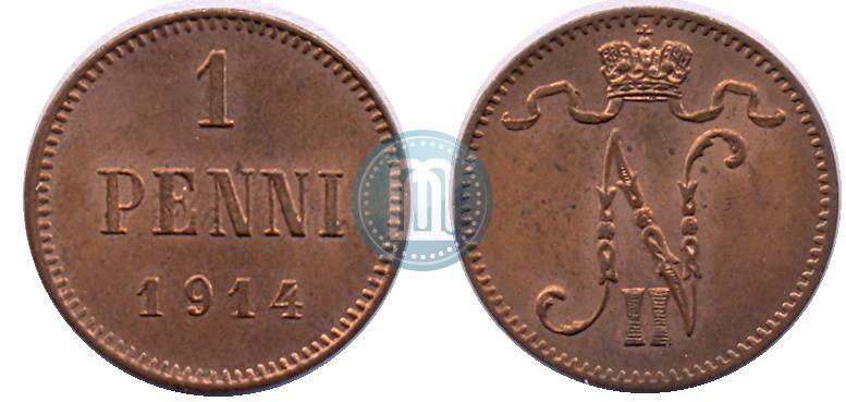 Фото 1 пенни 1914 года  