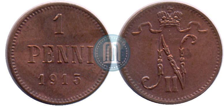 Фото 1 пенни 1915 года  