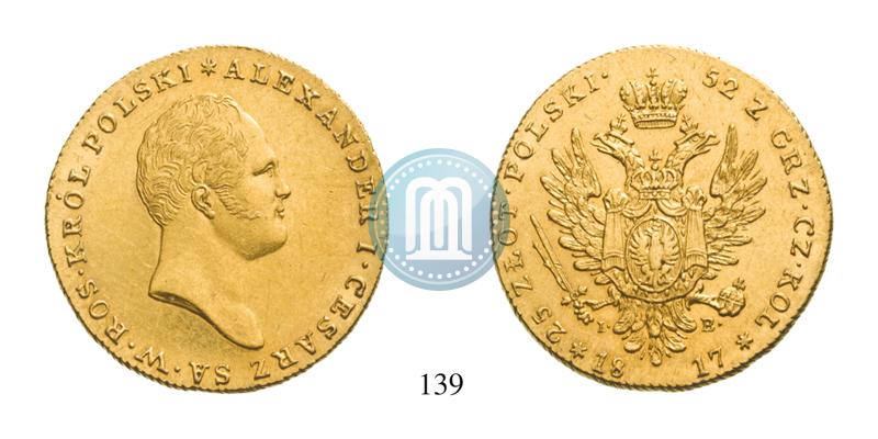 Picture 25 złotych 1817 year IB 