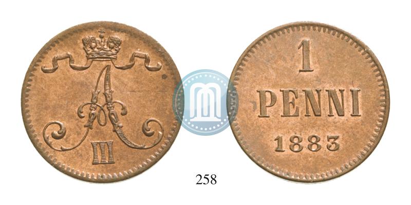 Picture 1 penni 1883 year  