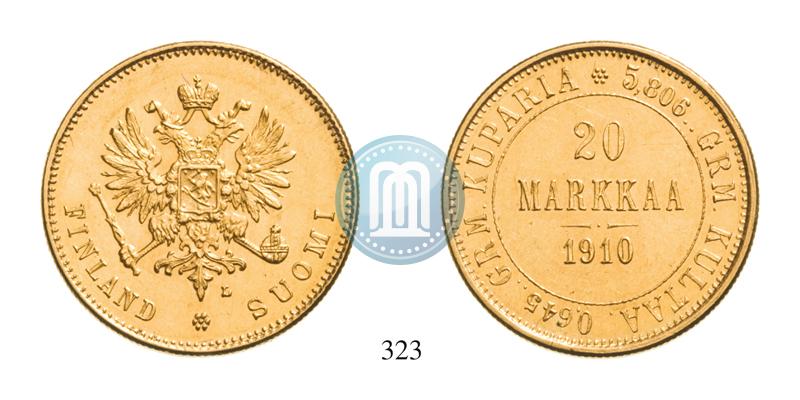 Picture 20 markkaa 1910 year L 
