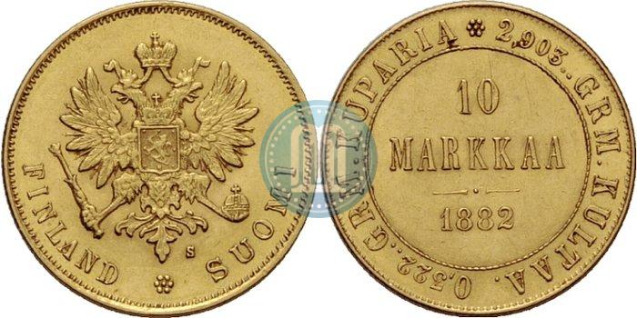 Picture 10 markkaa 1882 year S 