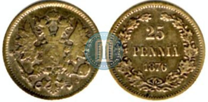 Picture 25 pennia 1876 year S 