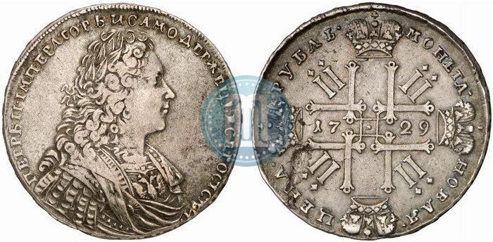Picture 1 rouble 1729 year  "Type of 1728"