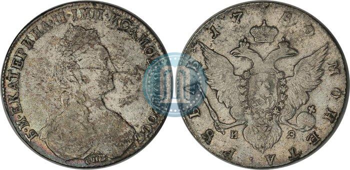 Picture 1 rouble 1780 year СПБ-ИЗ 