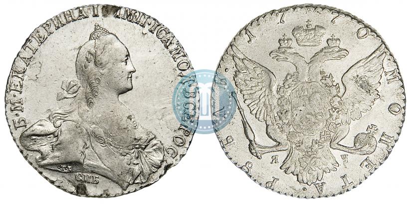Picture 1 rouble 1770 year СПБ-ЯЧ 