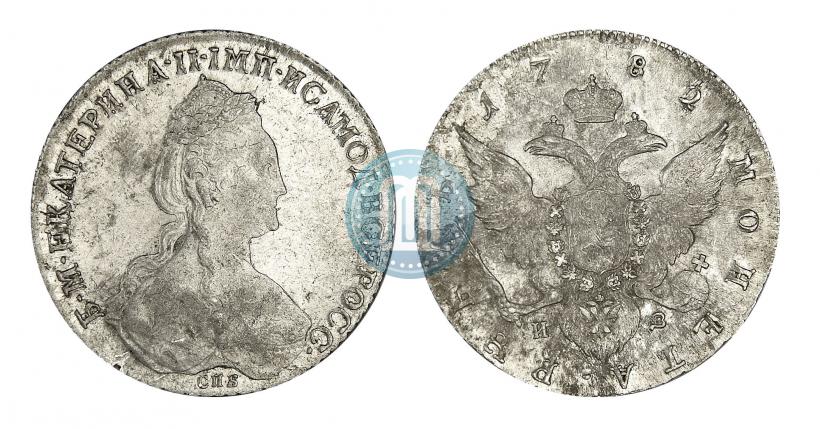 Picture 1 rouble 1782 year СПБ-ИЗ 