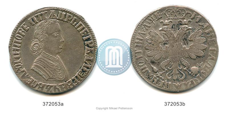 Picture Poltina 1705 year  "Portrait by F. Alekseev"