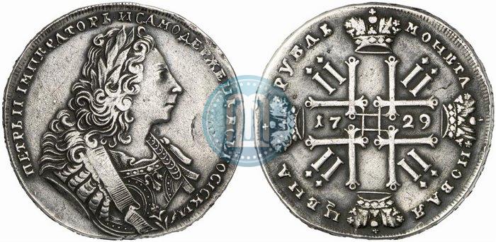 Picture 1 rouble 1729 year  "Type of 1729"