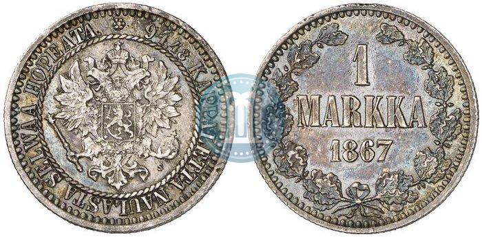 Фото 1 марка 1867 года S 
