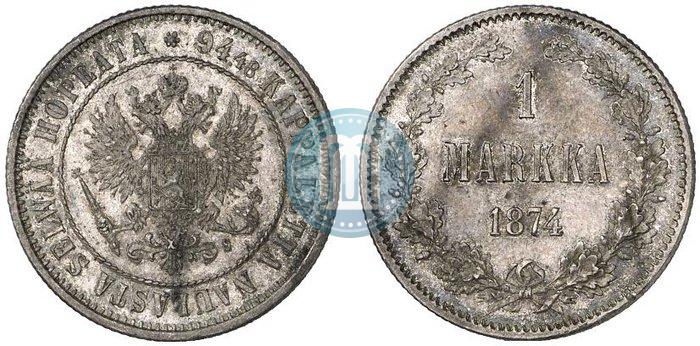 Фото 1 марка 1874 года S 