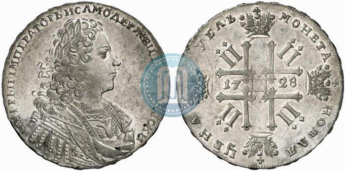 Picture 1 rouble 1728 year  "Type of 1728"