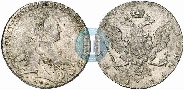 Picture 1 rouble 1768 year ММД-EI 