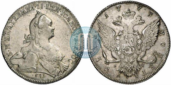 Picture 1 rouble 1773 year СПБ-ЯЧ-Т.I. 