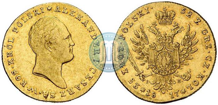 Фото 25 злотых 1817 года IB 