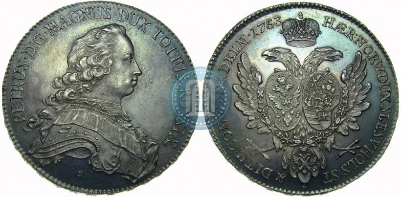 Фото Талер 1753 года P "Альбертусталер"