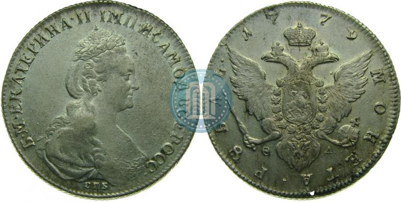 Picture 1 rouble 1779 year СПБ-ФЛ 