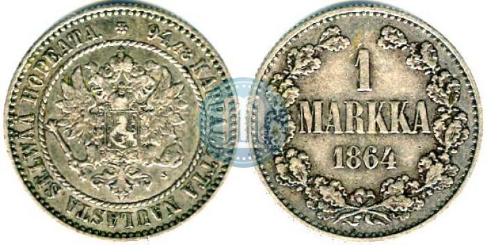 Фото 1 марка 1864 года S 