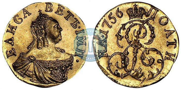 Picture Poltina 1756 year  