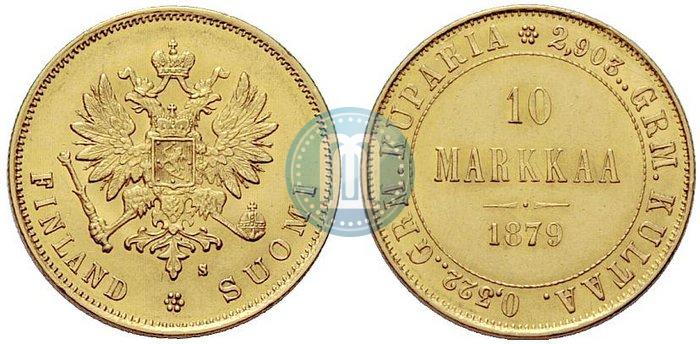 Picture 10 markkaa 1879 year S 
