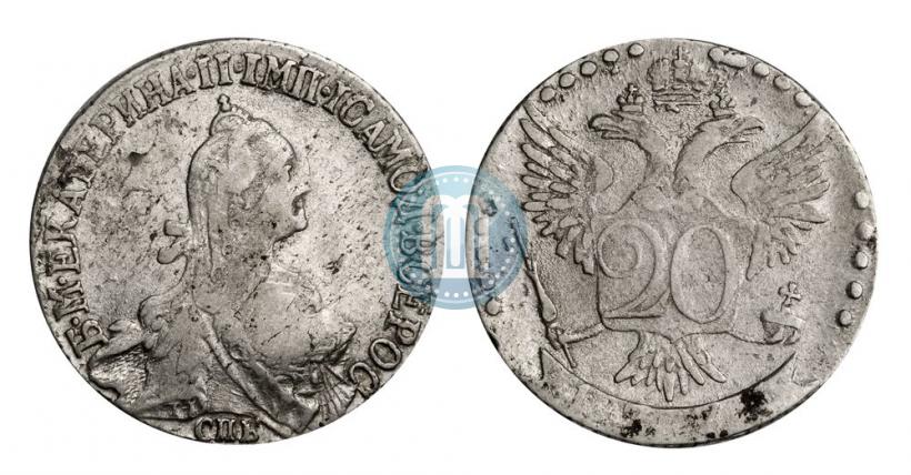 Picture 20 kopecks 1772 year СПБ 
