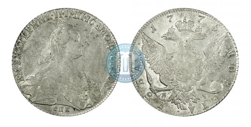 Фото 1 рубль 1775 года СПБ-ЯЧ 