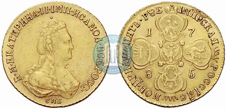 Picture 5 roubles 1785 year СПБ 