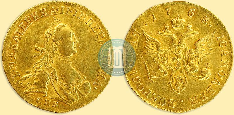 Picture 1 ducat 1763 year СПБ 