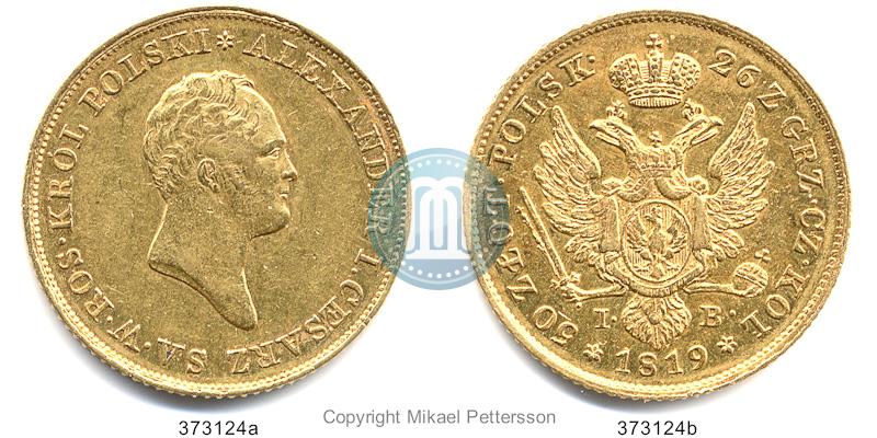 Picture 50 złotych 1819 year IB 
