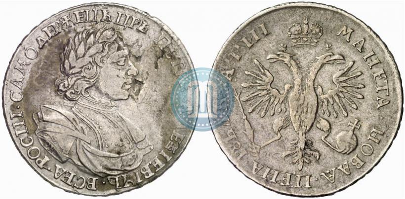 Picture 1 rouble 1718 year OK-L 