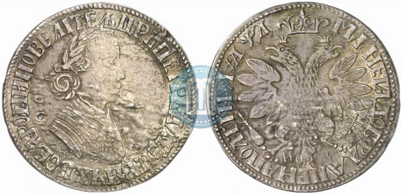 Picture Poltina 1704 year МД "Portrait by F. Alekseev"