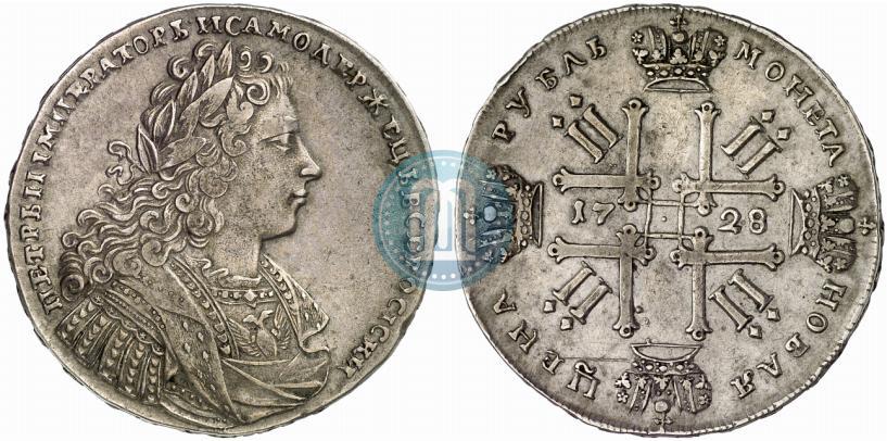 Picture 1 rouble 1728 year  "Type of 1728"