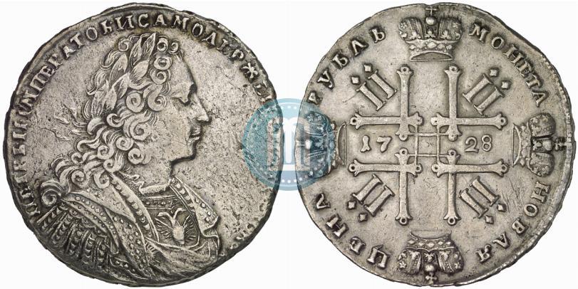 Picture 1 rouble 1728 year  "Type of 1728"